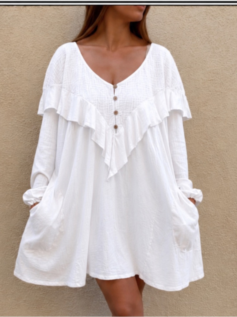 Free People Beach Aurora Mini Dress - Picture 1 of 5